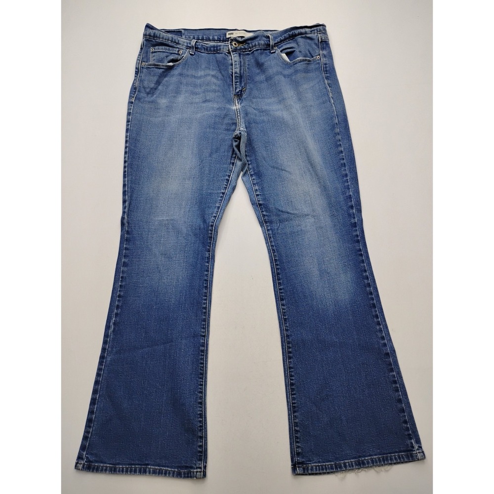 Levis 515 Womens Bootcut Jeans Size 40x32 Blue Medium Wash Stretch Denim Classic